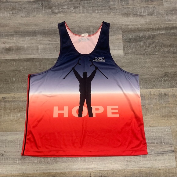 Louis Garneau Team Hope For The Warriors XL Cycling Athletic Tank Top - Picture 1 of 3